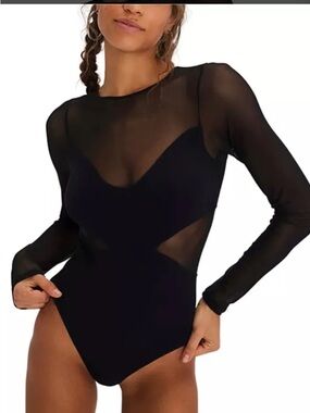 FREE PEOPLE All an Illusion Bodysuit